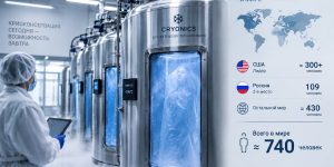 Россия заняла второе место в мире по числу людей, выбравших криосохранение после смерти.